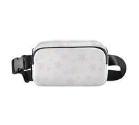 Peach Star Sac banane tendance pour homme et femme Sac banane multifonction avec sangle réglable pour cyclisme, randonnée, gym, Peach Star, Taille unique