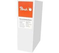 Peach PBT406-02 Lot de 100 couvertures thermiques pour classeur Blanc 15 feuilles A4 80 g/m²