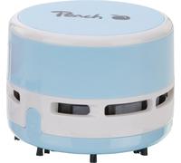 Peach PA105, Mini aspirateur | 1 pièce | Fonctionne avec 2 Piles AA | Haute Puissance d'aspiration | Bleu