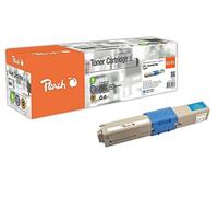 Peach Toner Cartridge cyan, compatible with OKI 44469706