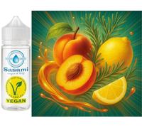 Peach Verde - pêche-romarin-citron arôme concentré - Vegan - Sasami - 10 ml