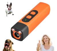 Peachloft Dog Barking, Peachloft Anti-Bark Behavior Correction & Dog Bark Deterrent Device, Rechargeable Bark Control with HD Display & LED Flashlight, Indoor Outdoor Use (Yellow)
