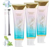 Peachloft Teeth Whitening Toothpaste, Peachloft Toothpaste, New Radiant Whitening Toothpaste, Repair and Protect Teeth, Fresh Breath (3pcs)