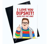 Peachy Antics SP414 Carte de Saint-Valentin amusante pour lui, pour elle, pour elle, format A5, cadeau pour elle, pour lui