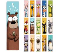 Peacoblue 30 Stickers Marque-Page UV DTF, Animaux intéressants | Autocollants Transfert Imperméables pour Marque-Pages Acrylique, Plastique et Métal, DIY Lecture et Loisirs Créatifs