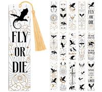Peacoblue 30 Stickers Marque-Page UV DTF, Magie Et Dragons