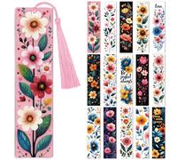 Peacoblue 30 Stickers Marque-Page UV DTF, Motifs floraux | Autocollants Transfert Imperméables pour Marque-Pages Acrylique, Plastique et Métal, DIY Lecture et Loisirs Créatifs