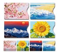 peacoblue Étuis Protection Cartes Bancaires, 20 Pièces Paysage