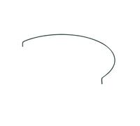 PEACOCK-Anneau 1/2 cercle B 45 cm