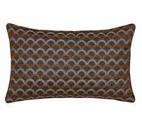 Peacock Blue Hotel Soller Coussin, Polyester, Bronze, 30x50