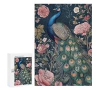 Peacock Garden Art Print Puzzle 300 Pièces Educa Jouet en Bois Cadeau Unique Décoration Intérieure Jeu Éducatif Challenge Toy Adultes Et Enfants À Partir De 14 Ans 300 PCS