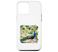 Peacock Garden Bird Elegant Nature Wildlife Floral Scène Coque pour iPhone 12 Pro Max
