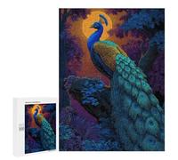 Peacock in Enchanted Forest -1 Puzzle 500 Pièces Educa Jouet en Bois Cadeau Unique Décoration Intérieure Jeu Éducatif Challenge Toy Adultes Et Enfants À Partir De 14 Ans 500 PCS