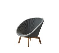 Peacock Outdoor Chaise longue Fibre Cane-Line gris - 5711877126209