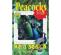 Peacocks Word Search Puzzle Book: Designed to engage young minds, this Word Search book is packed with fun and educational puzzles that spark ... creativity for kids who love solving puzzles!
