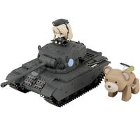 Peadot Girls Und Panzer] The Movie Cruiser Tank A41 Centurion Ending Ver. Dx Complete Painted Product With 1 Shimada Airisu Figure / 1 Vojtech Figure Pd55 [Import Japonais]