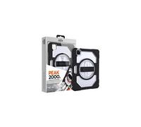 EIGER Peak 2000m Étui robuste avec béquille rotative à 360° pour Samsung Galaxy Tab S7 Noir/transparent