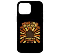 Peak Dad Performance Bowling Strike Master Rétro Coque pour iPhone 16 Pro Max