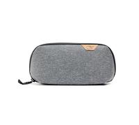 Peak Design Petite pochette technique, anthracite, organiseur électronique pour voyage ou transport quotidien, rangement de style origami, passe-câble, nylon recyclé résistant aux intempéries, sac de