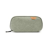 Peak Design Petite pochette technique, sauge, organiseur électronique pour voyage ou transport quotidien, rangement de style origami, passe-câble, nylon recyclé résistant aux intempéries, sac de