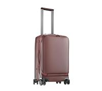 Peak Design Roller Pro Carry-On, Eclipse Petite valise extensible avec roulettes, poignée en fibre de carbone, ouverture par pont, coque hybride doux/rigide, matériel personnalisé, compatible avec les