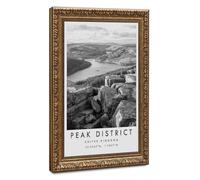 Peak District Travel, United Kingdom Poster sur toile pour chambre à coucher, bureau, chambre, cadeau, 61 x 91,4 cm (L x l)