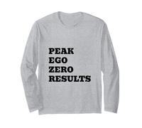 Peak Ego Zero Results Citation Sarcastique drôle Manche Longue
