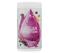 PEAK Fruity Vegan Protein - 400g Goût Wildberry I hydrolysat de protéines de pois I sans gras I sans sucres ajoutés I BCAA I solubilité parfaite I renforcement musculaire I soft drink