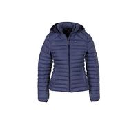 Peak Mountain ACENZA/YL Doudoune Femme, Bleu chiné, FR : S (Taille Fabricant : S)