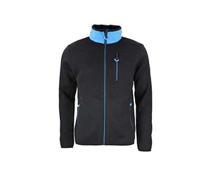 Peak Mountain CAYAK/YU/N Blouson Polaire Noir Homme FR : M (Taille Fabricant : M)