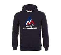 Peak Mountain CODRIVER/XH Sweat Molleton Homme, Bleu Nuit, FR : XL (Taille Fabricant : XL)