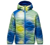 PEAK PERFORMANCE Aop Helium Down Hood - Homme - Blanc / Jaune / Bleu - taille L- modèle 2026