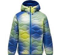 PEAK PERFORMANCE Aop Helium Down Hood - Homme - Blanc / Jaune / Bleu - taille L- modèle 2026