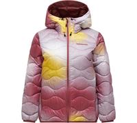 PEAK PERFORMANCE Aop Helium Down Hood W - Femme - Blanc / Violet / Jaune - taille S- modèle 2026