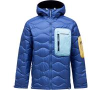 Peak Performance - Doudoune chaude et compactable en duvet - M Helium Utility Down Hood Summit Sky Snowmelt - Taille XL - Bleu Bleu XL