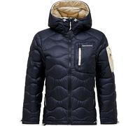 Peak Performance - Doudoune chaude et compactable en duvet - W Helium Utility Down Hood Black Sand Fog - Taille S - Noir Noir S