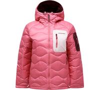 Peak Performance - Doudoune chaude et compactable en duvet - W Helium Utility Down Hood Mountain Blush Frosted Blossom pour Femme - Taille S - Rose Rose S
