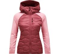 Peak Performance - Doudoune coupe-vent et déperlante - W Helium Down Hybrid Hood Wild Rouge Warm Blush pour Femme - Taille S - Rose Rose S