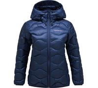 Peak Performance - Doudoune en duvet à capuche - W Helium Down Hood Jacket Blue Shadow pour Femme - Taille XS - Navy Navy XS