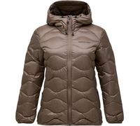 Peak Performance - Doudoune en duvet à capuche - W Helium Down Hood Jacket Terrain Tan pour Femme - Taille S - Marron Marron S