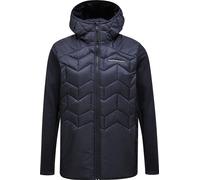 Peak Performance - Doudoune isolante et polyvalente - M Elevate Liner Hybrid Hood Jacket Black pour Homme - Taille S - Noir Noir S