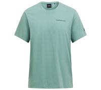 Peak Performance - Explore Logo Tee - T-shirt - XL - green valley
