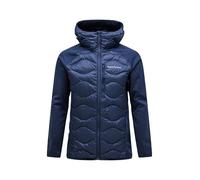 Peak Performance Homme Helium Down Hybrid Hoodie Veste, blue shadow, M