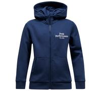 Peak Performance - Kid's Junior Original Zip Hood - Veste de sport - 130 - blue shadow / off white