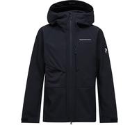 Peak Performance - Veste imperméable de ski de randonnée - M Ascent Softshell Jacket Black pour Homme en Softshell - Taille XL - Noir Noir XL