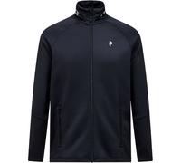 Peak Performance - Polaire légère et respirante - M Rider Essentials Zip Jacket Black pour Homme - Taille L - Noir Noir L