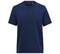 Peak Performance - Original Small Logo Tee - T-shirt - XL - blue shadow