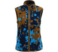 Peak Performance - Polaire chaude - W Graphic Pile Vest Frosty Haze pour Femme - Taille S - Bleu Bleu S