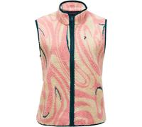 Peak Performance - Polaire sans-manches sherpa - W Graphic Pile Vest Topo Swirl pour Femme - Taille L - Rose Rose L