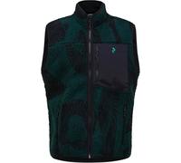 Peak Performance - Polaire sherpa sans-manches - M Graphic Pile Vest Logo Era pour Homme - Taille M - Vert Vert M
